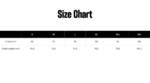 Referee Shirt Size Chart